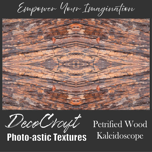 DecoCraft - Photo-astic Textures (Flat) - Petrified Wood Kaleidoscope