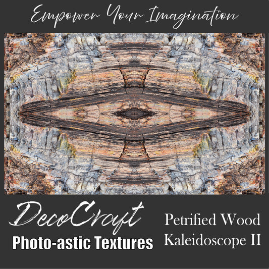 DecoCraft - Photo-astic Textures (Flat) - Petrified Wood Kaleidoscope II