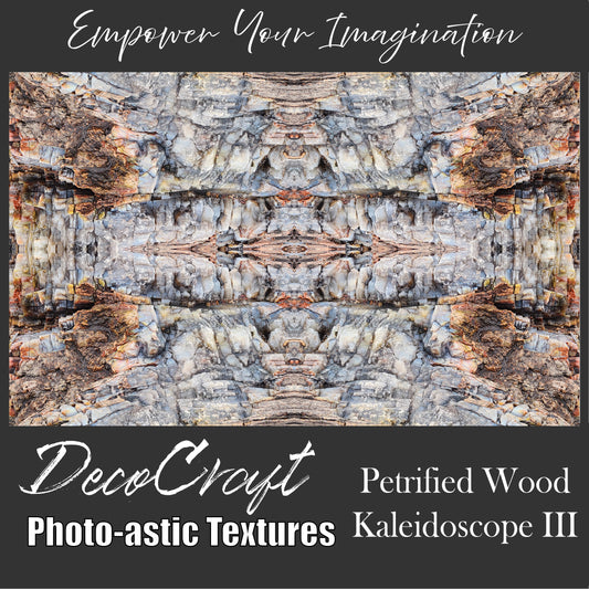 DecoCraft - Photo-astic Textures (Flat) - Petrified Wood Kaleidoscope III