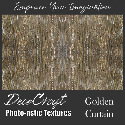 DecoCraft - Photo-astic Textures (Flat) - Golden Curtain