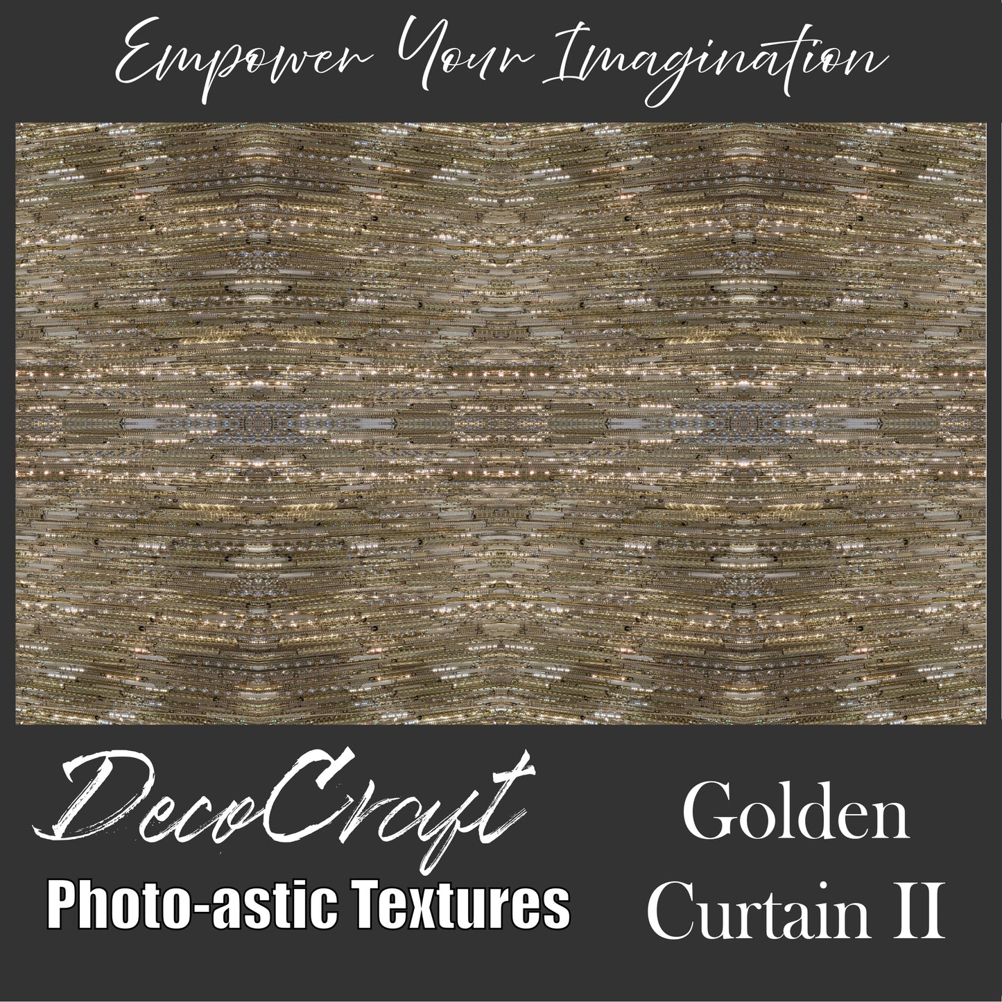 DecoCraft - Photo-astic Textures (Flat) - Golden Curtain II