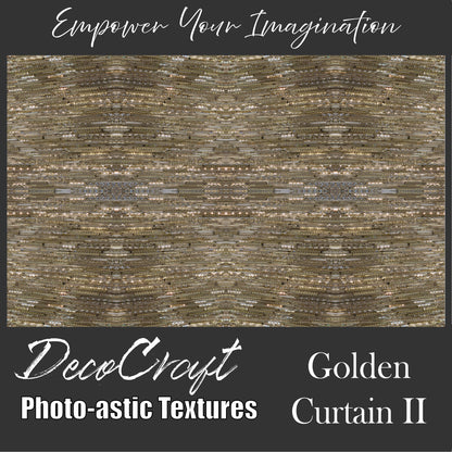 DecoCraft - Photo-astic Textures (Flat) - Golden Curtain II