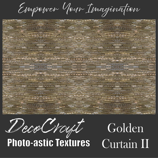 DecoCraft - Photo-astic Textures (Flat) - Golden Curtain II