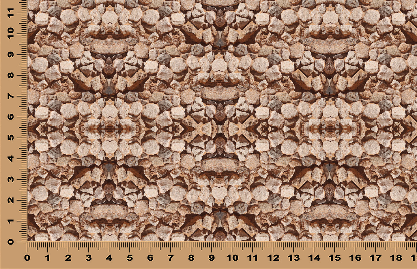 DecoCraft - Photo-astic Textures (Flat) -Valley of Fire - Stone Wall - Multiple sizes available