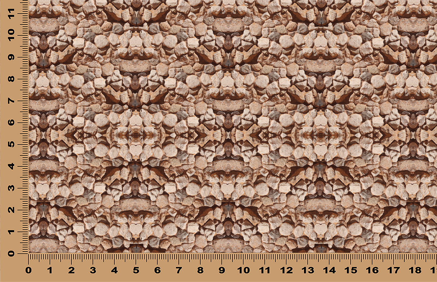 DecoCraft - Photo-astic Textures (Flat) -Valley of Fire - Stone Wall - Multiple sizes available