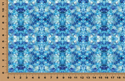 DecoCraft - Stained Glass - Mosaic Blue Glass