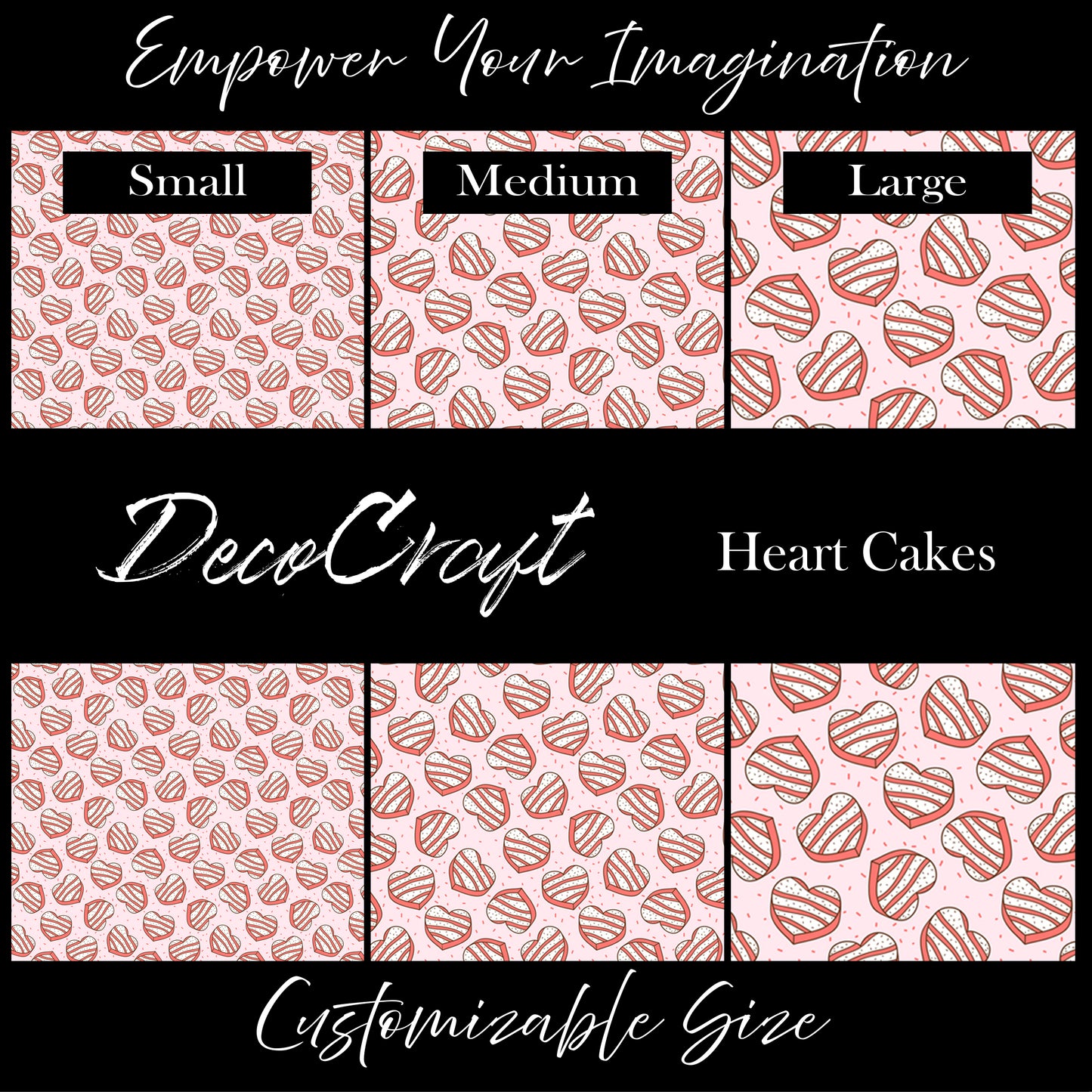 DecoCraft - Valentine's Day - Heart Cakes
