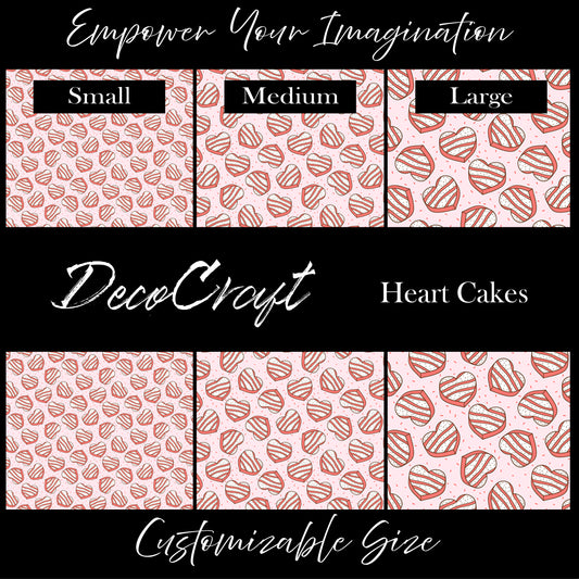 DecoCraft - Valentine's Day - Heart Cakes