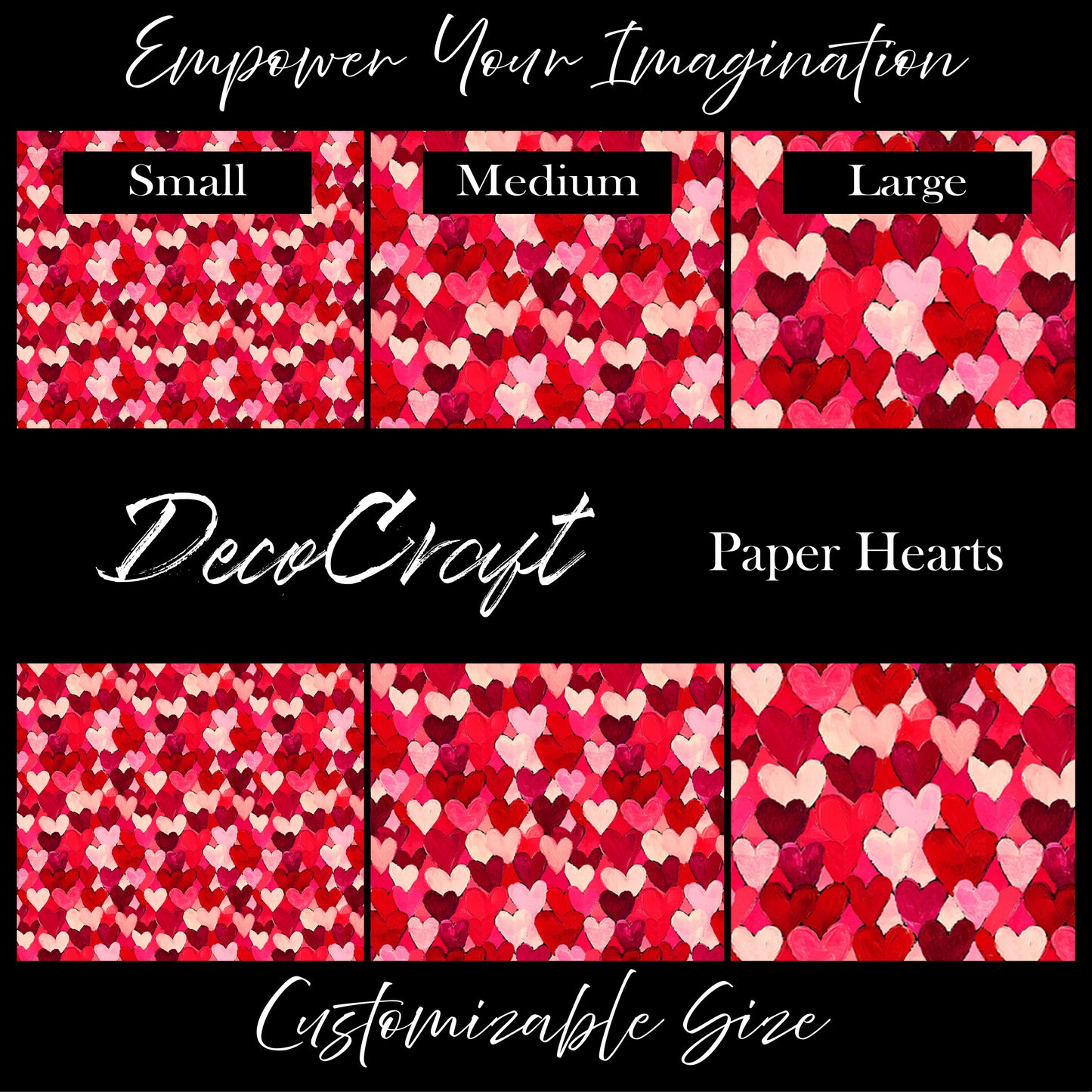 DecoCraft - Valentine's Day - Paper Hearts