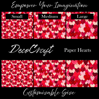 DecoCraft - Valentine's Day - Paper Hearts