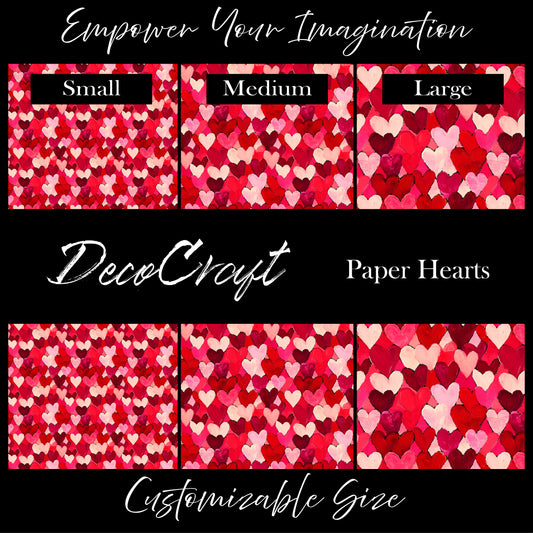 DecoCraft - Valentine's Day - Paper Hearts