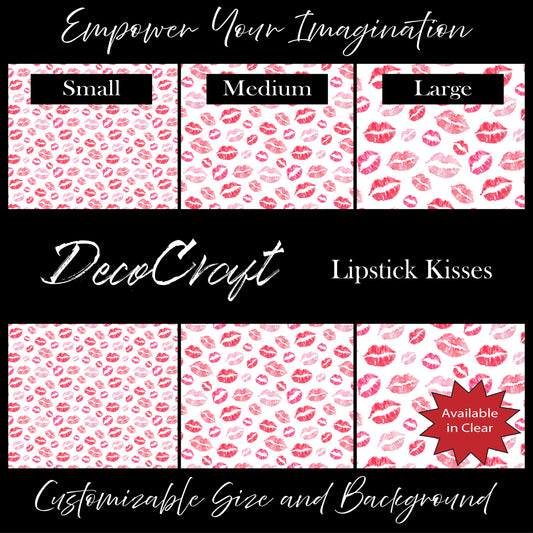 DecoCraft - Valentine's Day - Lipstick Kisses