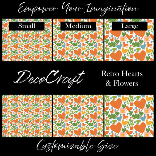 DecoCraft - Valentine's Day - Retro Hearts & Flowers