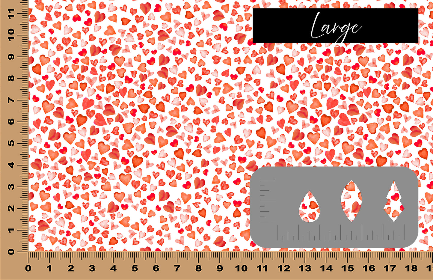 DecoCraft - Valentine's Day - Watercolor Hearts