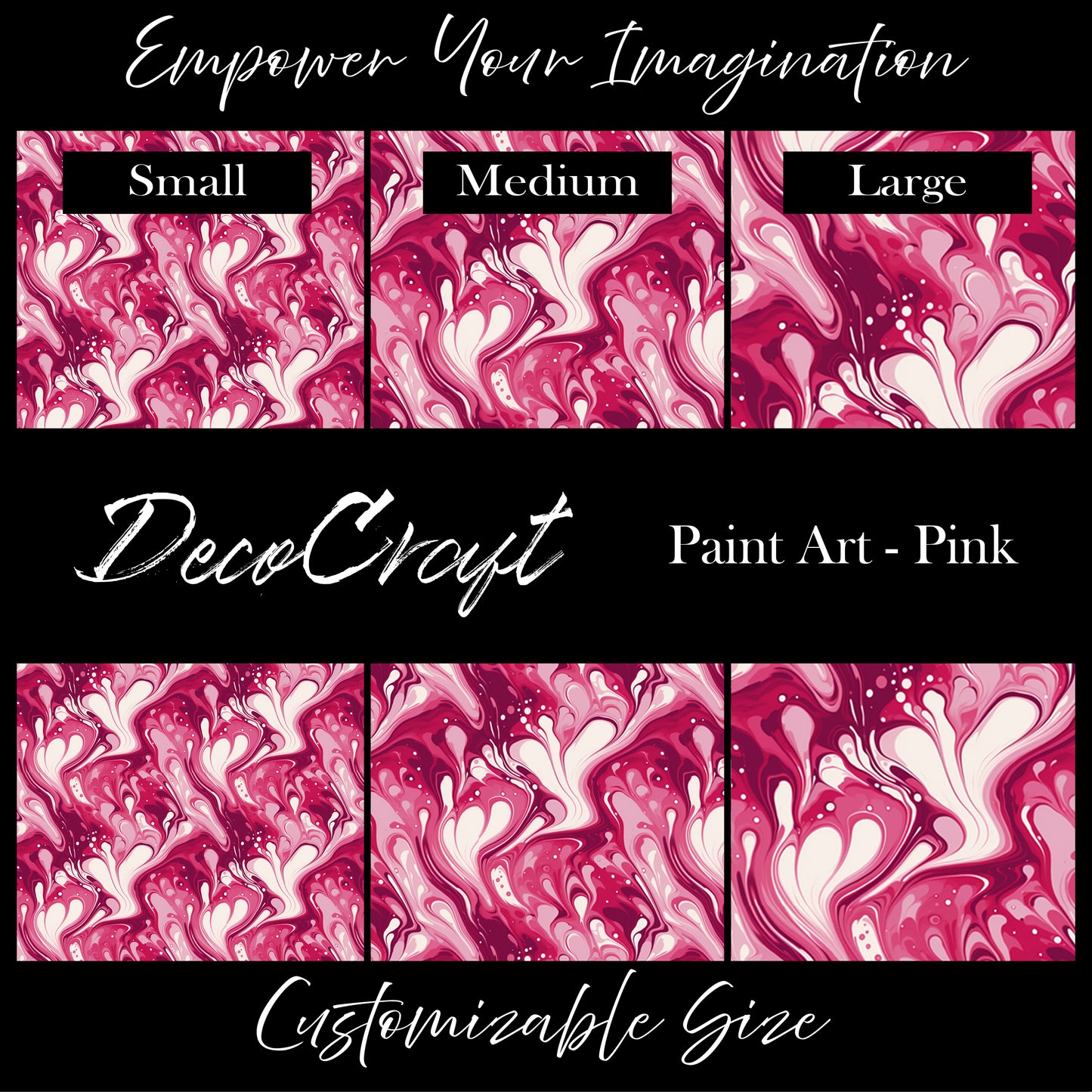 DecoCraft - Valentine's Day - Paint Art - Pink