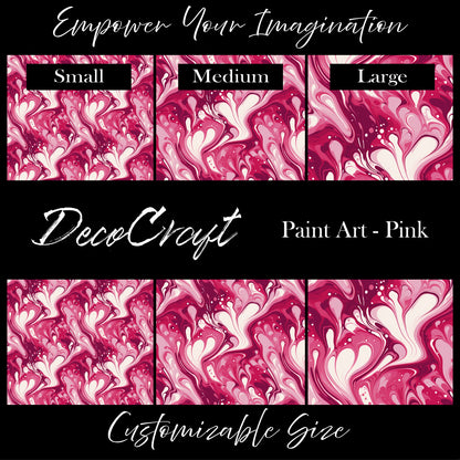 DecoCraft - Valentine's Day - Paint Art - Pink