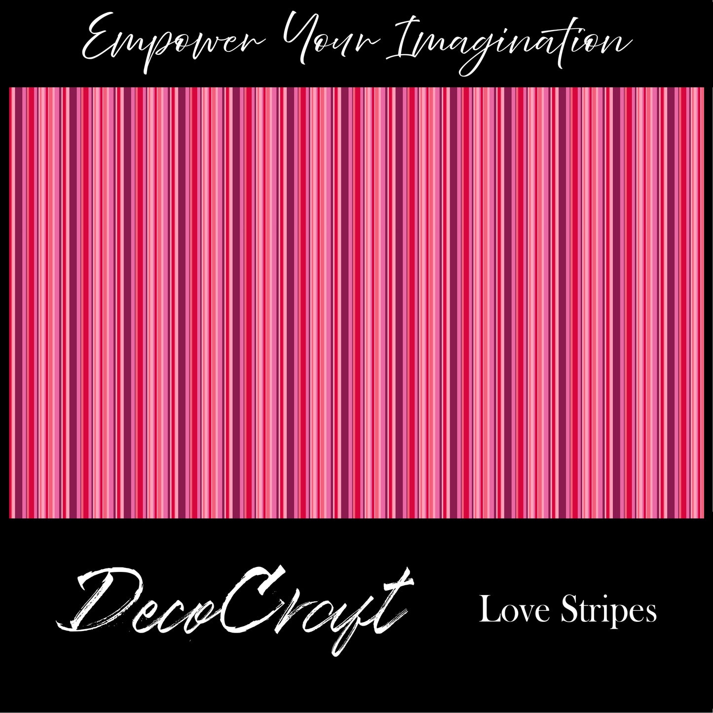 DecoCraft - Valentine's Day - Love Stripes
