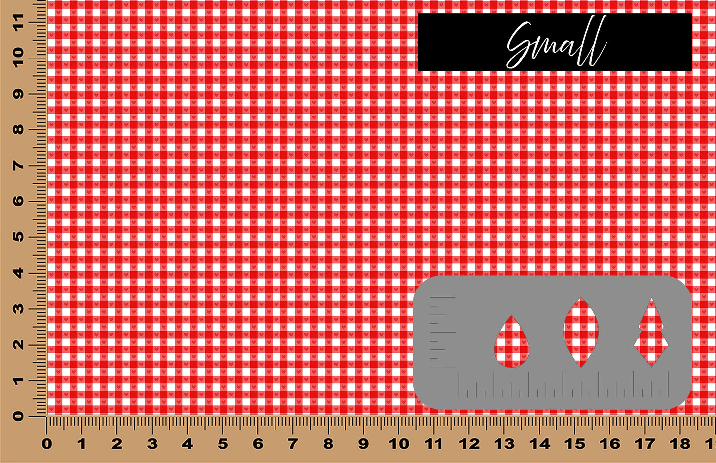 DecoCraft - Valentine's Day - Gingham