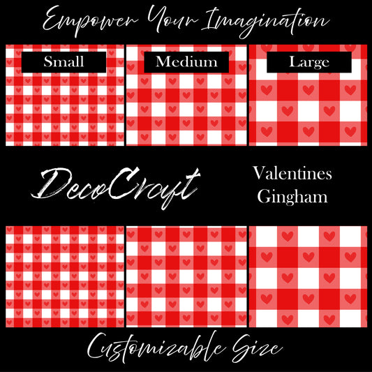 DecoCraft - Valentine's Day - Gingham
