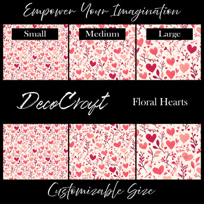 DecoCraft - Valentine's Day - Floral Hearts