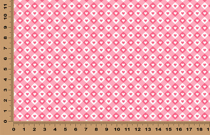 DecoCraft - Valentine's Day - Gingham Love Hearts