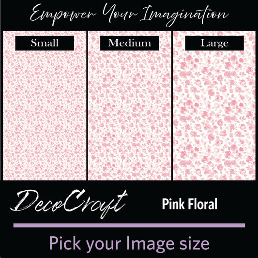 DecoCraft - Baby - Watercolor Pink Floral