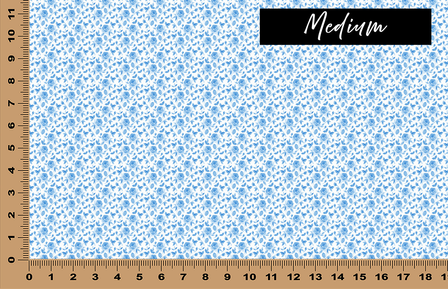 DecoCraft - Baby - Watercolor Blue Floral