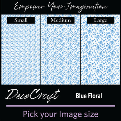 DecoCraft - Baby - Watercolor Blue Floral