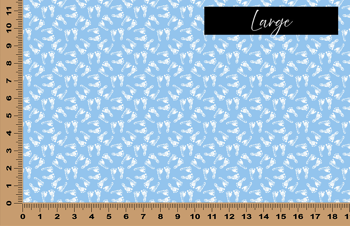 DecoCraft - Baby - Baby Feet - Blue