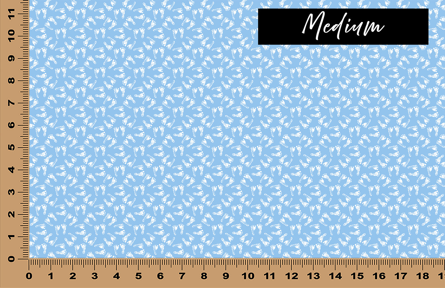 DecoCraft - Baby - Baby Feet - Blue