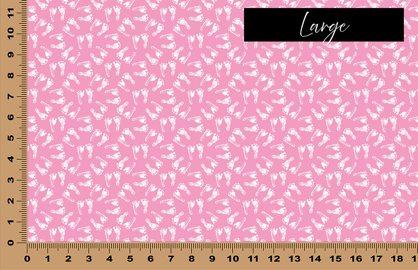 DecoCraft - Baby - Baby Feet - Pink