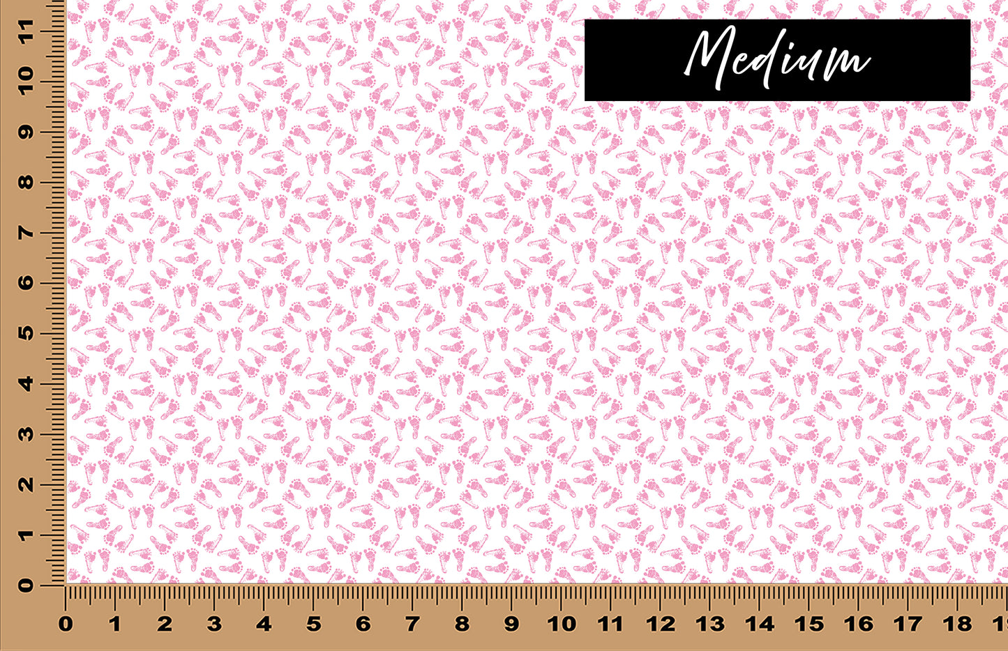 DecoCraft - Baby - More Baby Feet - Pink