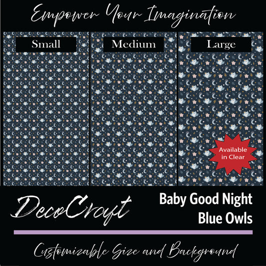 DecoCraft - Baby - Good Night Blue Owls