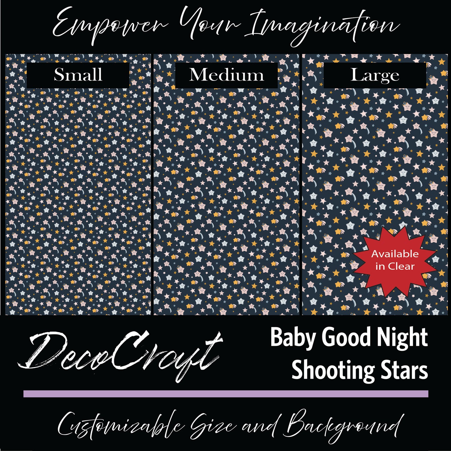 DecoCraft - Baby - Good Night Shooting Stars