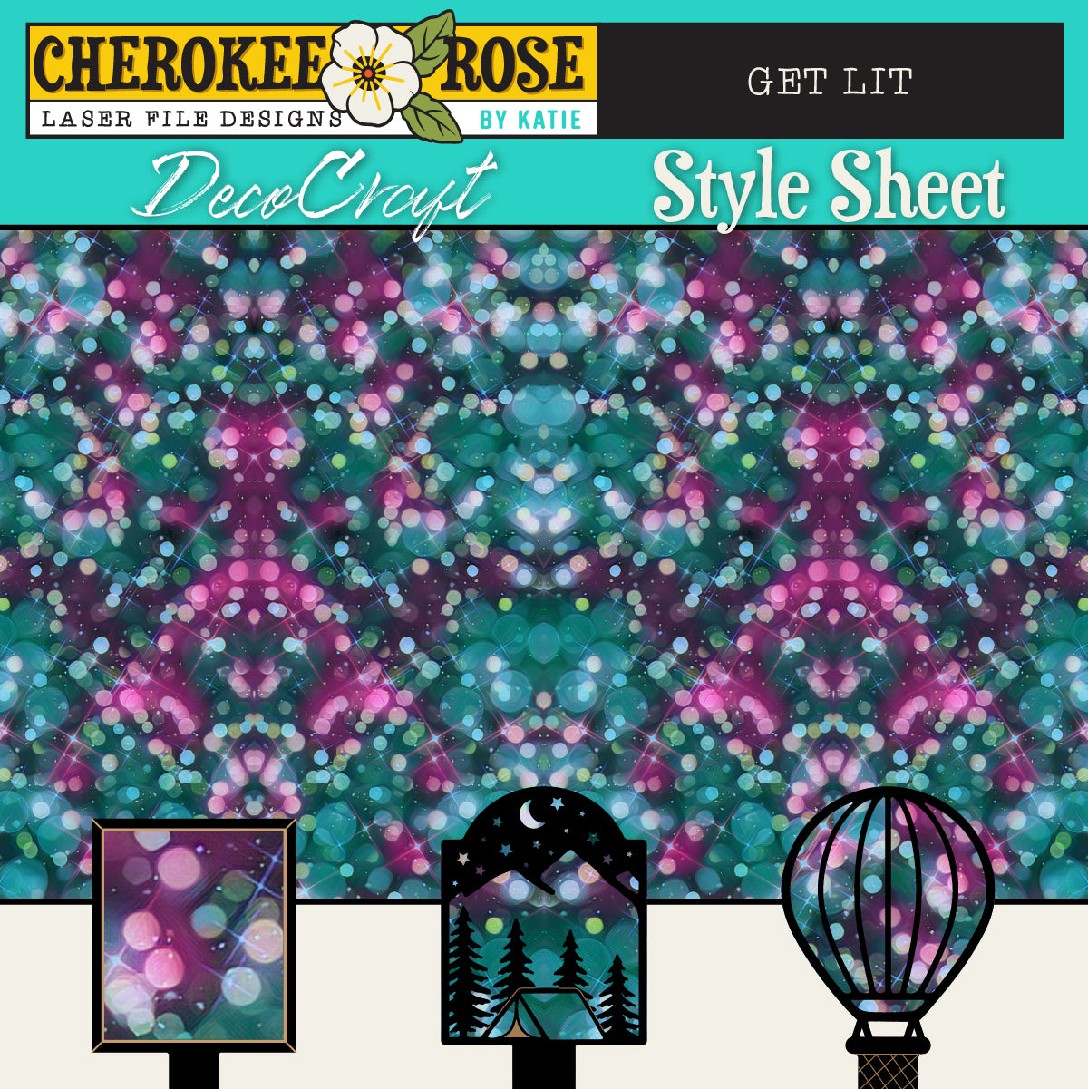 DecoCraft - Cherokee Rose - Style Sheet - Get Lit