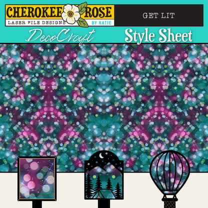 DecoCraft - Cherokee Rose - Style Sheet - Get Lit