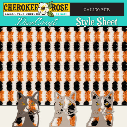 DecoCraft - Cherokee Rose - Style Sheet - Calico Fur