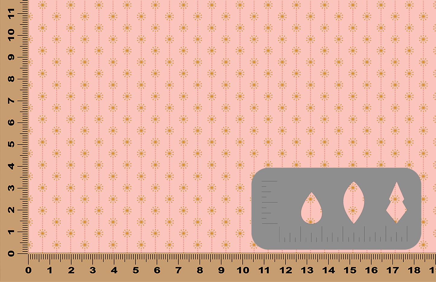 DecoCraft - Cherokee Rose - Style Sheet - Midcentury Stars - Pink