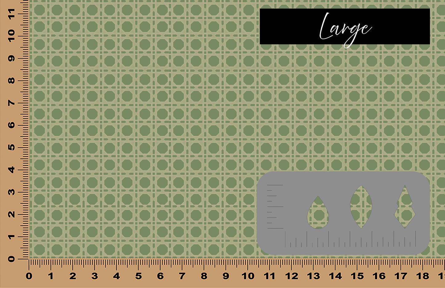 DecoCraft - Cherokee Rose - Style Sheet - Rattan Green