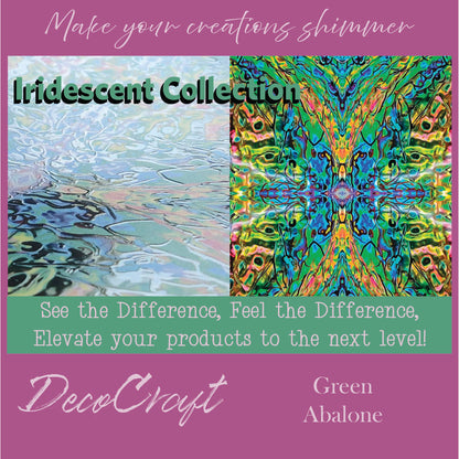DecoCraft - Iridescent Collection - Abalone Green