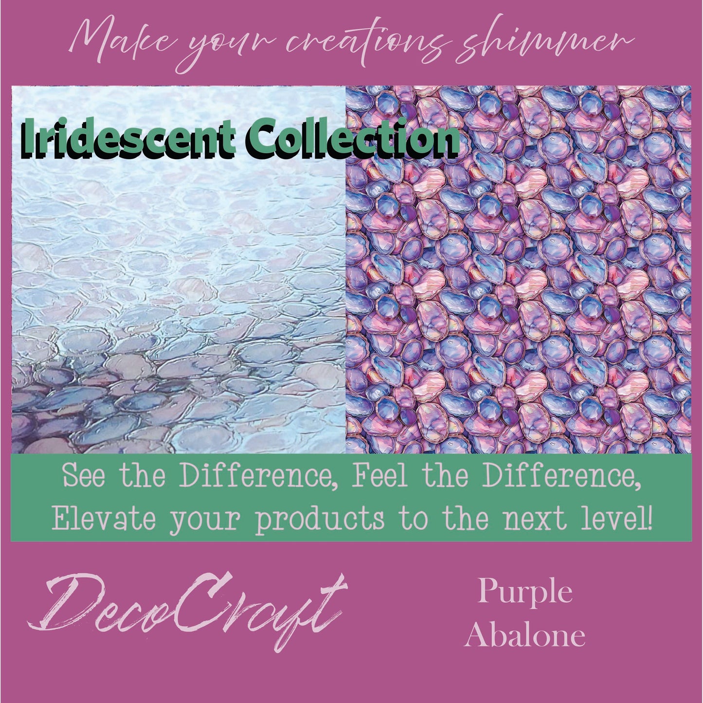DecoCraft - Iridescent Collection - Purple Abalone