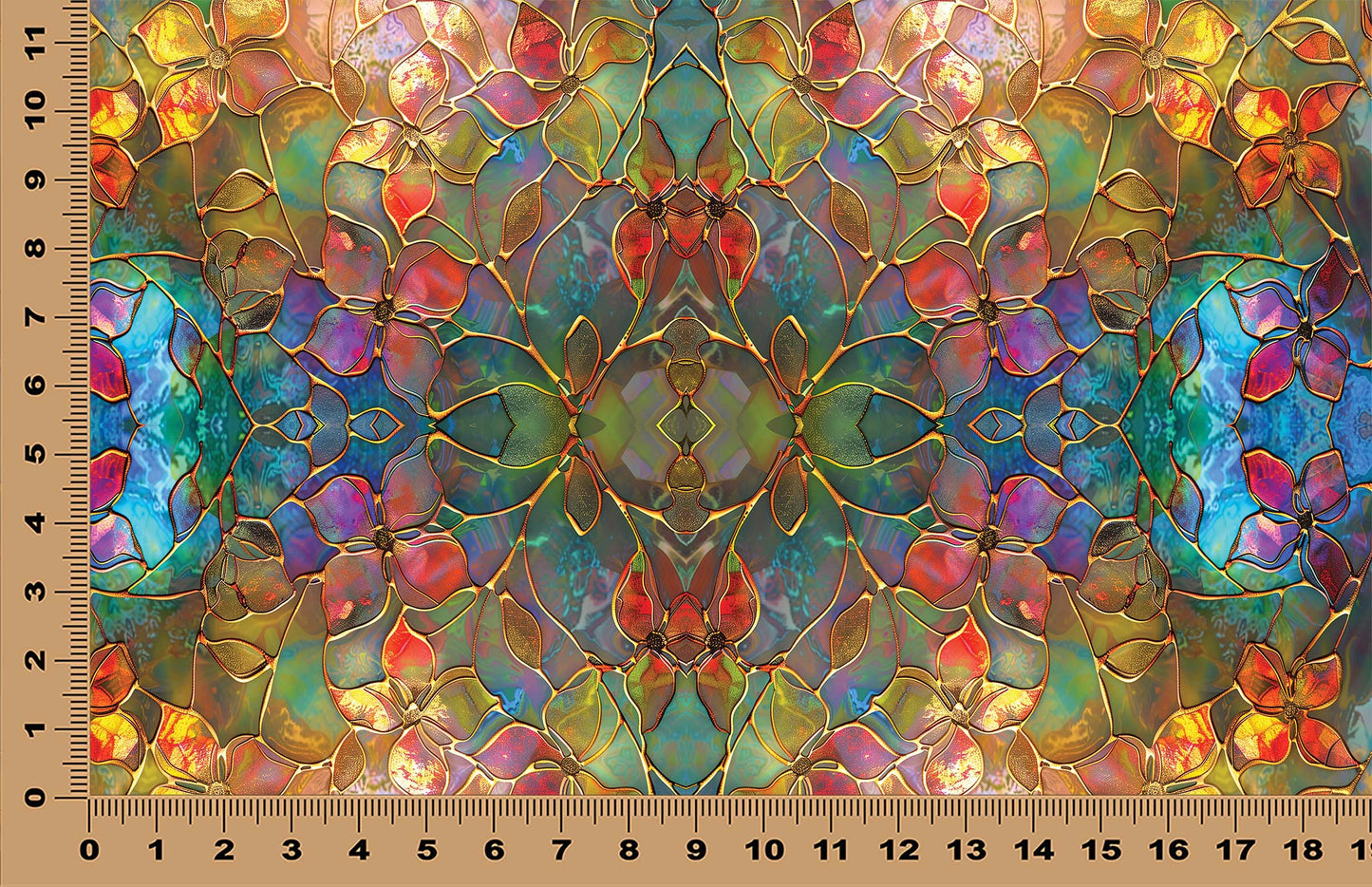 DecoCraft - Iridescent Collection - Stained Glass - Rainbow