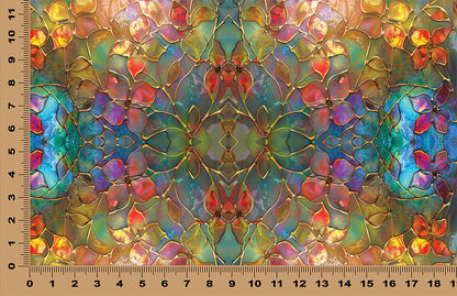 DecoCraft - Iridescent Collection - Stained Glass - Rainbow