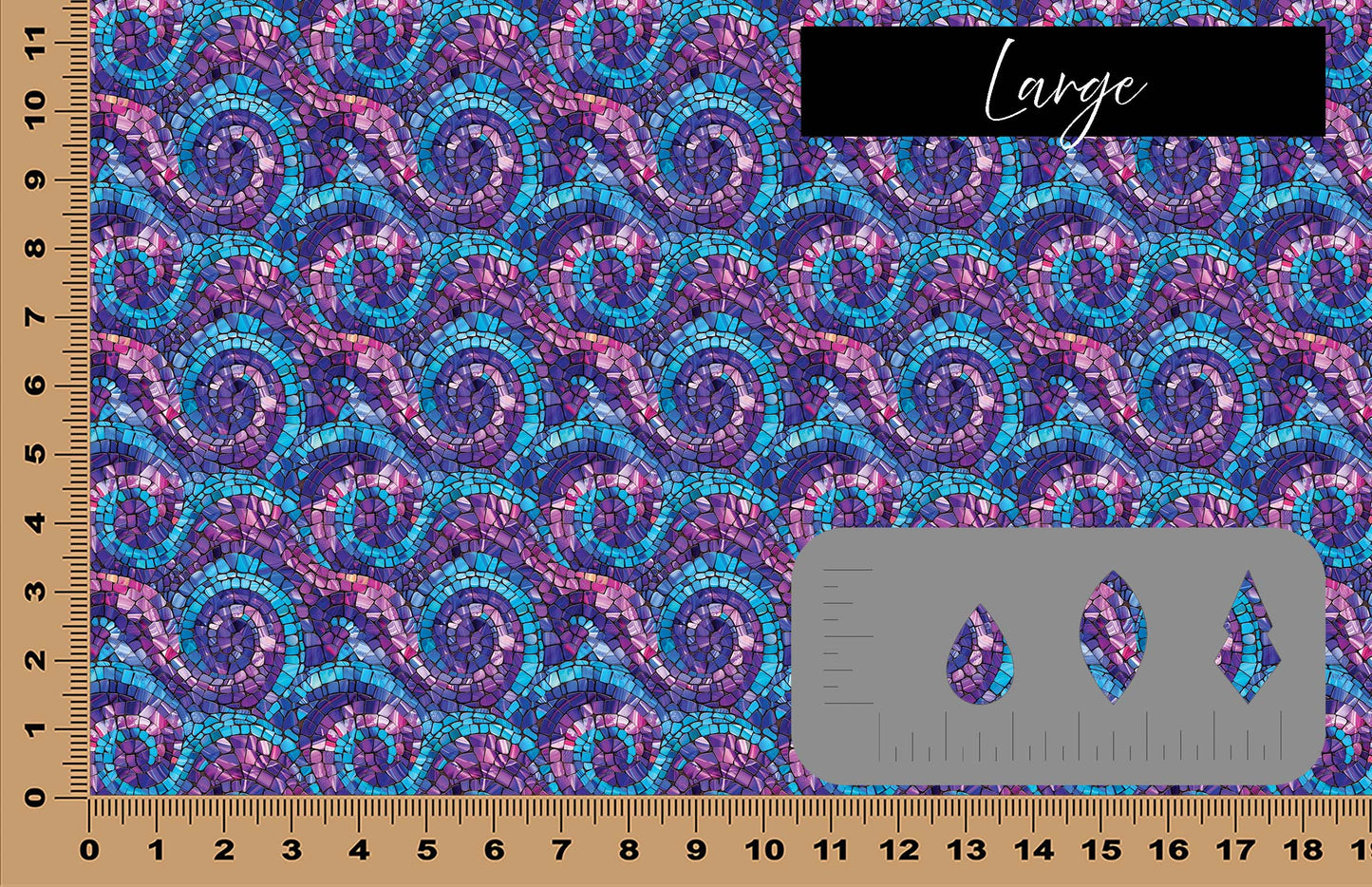 DecoCraft - Iridescent Collection - Electric Wurl - Purple