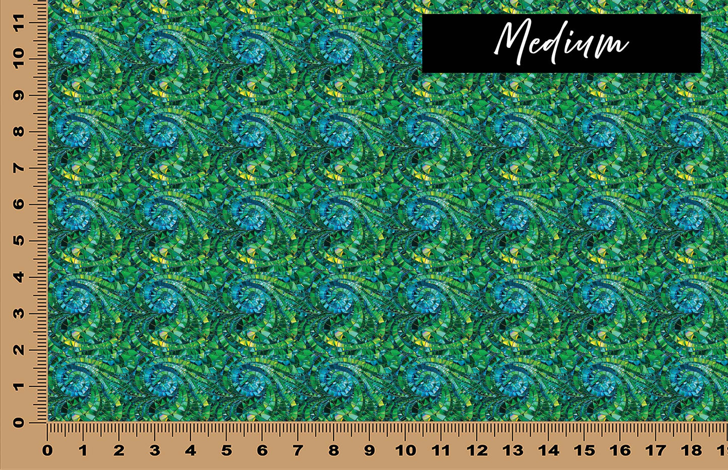 DecoCraft - Iridescent Collection - Electric Wurl - Green