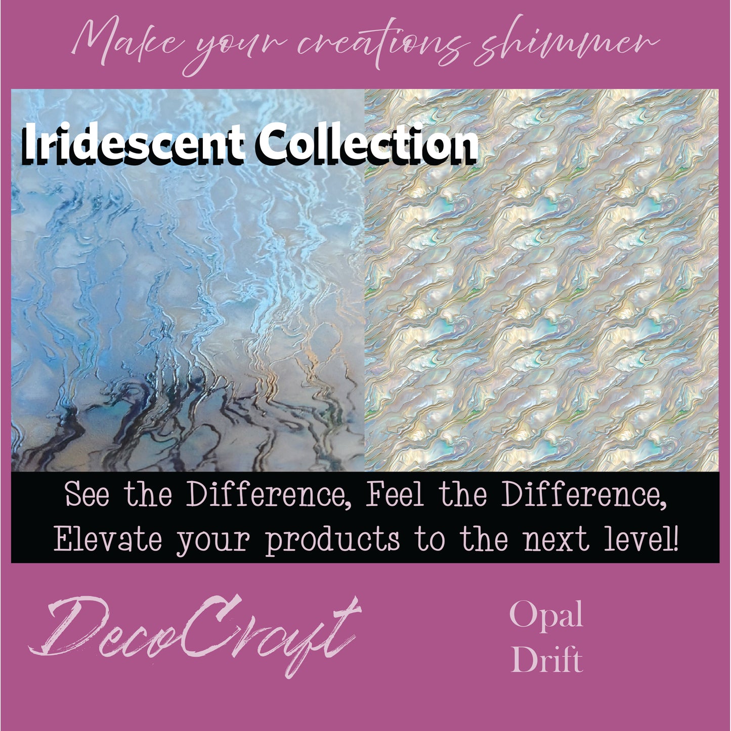 DecoCraft - Iridescent Collection - Opal Drift