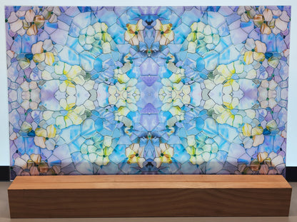DecoCraft - Iridescent Collection - Stained Glass - Pastel Blue