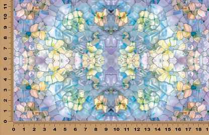 DecoCraft - Iridescent Collection - Stained Glass - Pastel Blue
