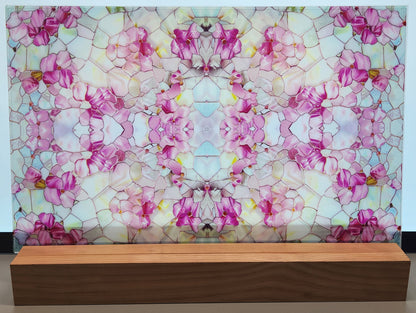 DecoCraft - Iridescent Collection - Stained Glass - Pastel Cream