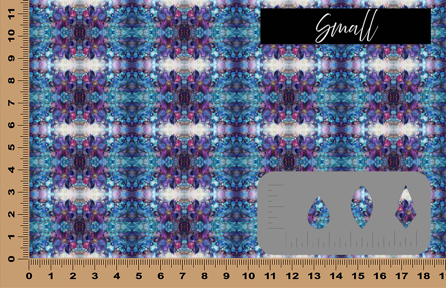 DecoCraft - Iridescent Collection - Enchanted Indigo Petals